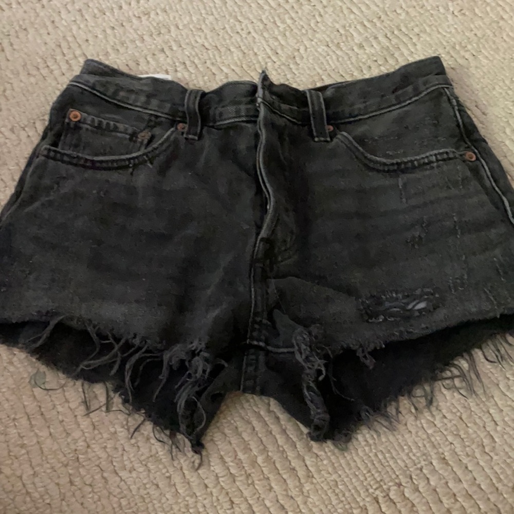 Levi’s black 501 shorts